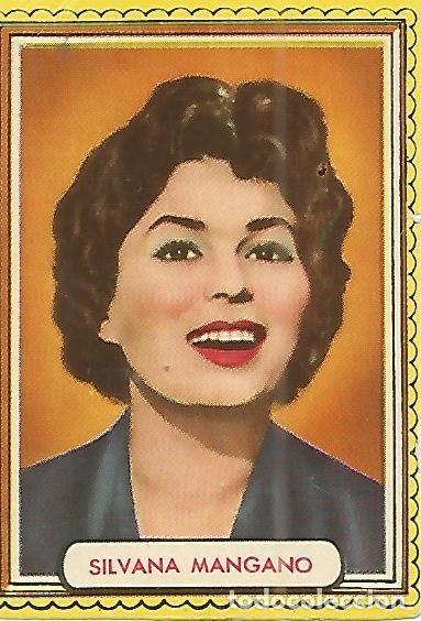 Postales: CROMO ALBUM FAMOSAS ESTRELLAS DE LA PANTALLA 054: SILVANA MARGANO - Varios