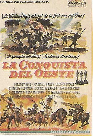 Postales: RECORTABLE 073: CARTEL LA CONQUISTA DEL OESTE - Varios