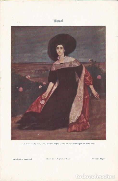 Postcards: LAMINA 2383: La danza de la Rosa por A Miguel Nieto - Varios