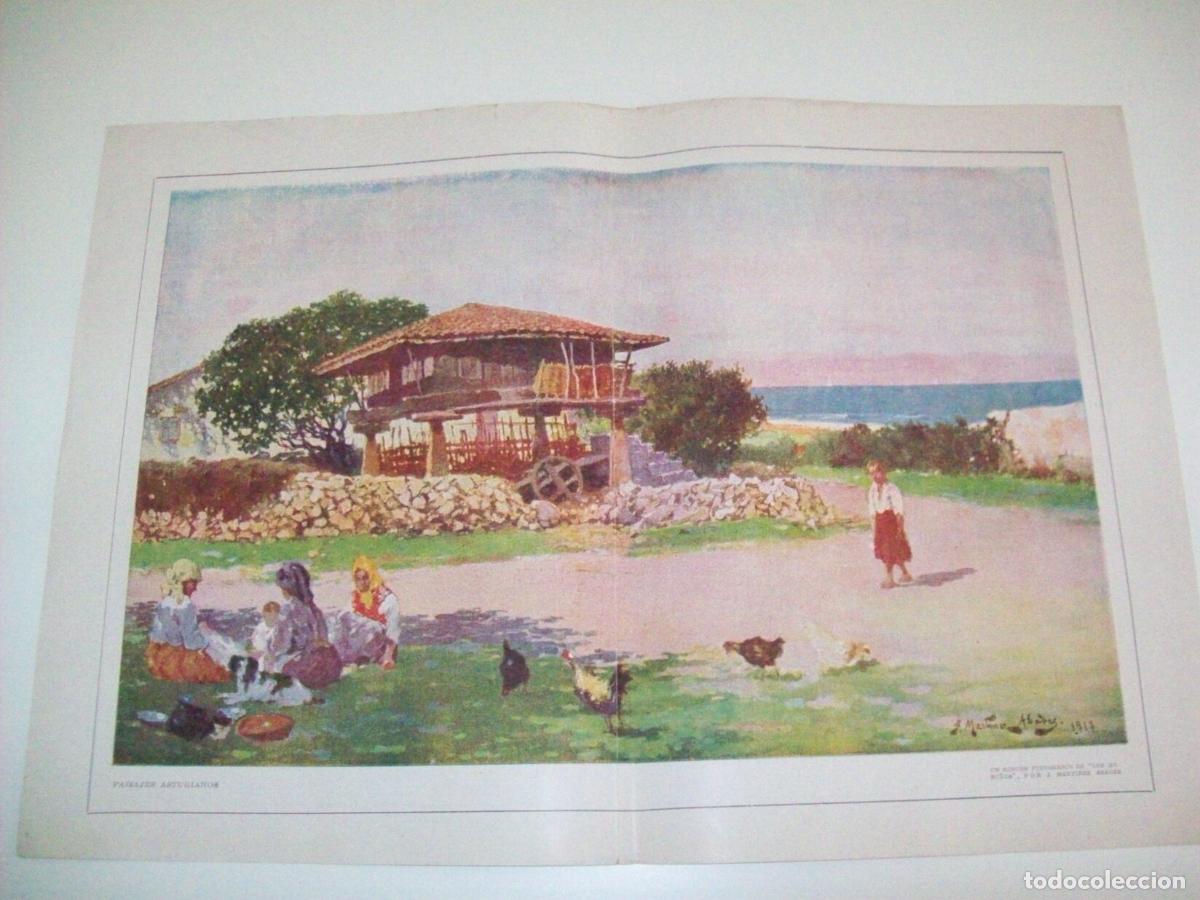 Postcards: LAMINA 2453: Un rincon pintoresco de Las Mari&ntilde;es por J. Martinez Abades - Varios