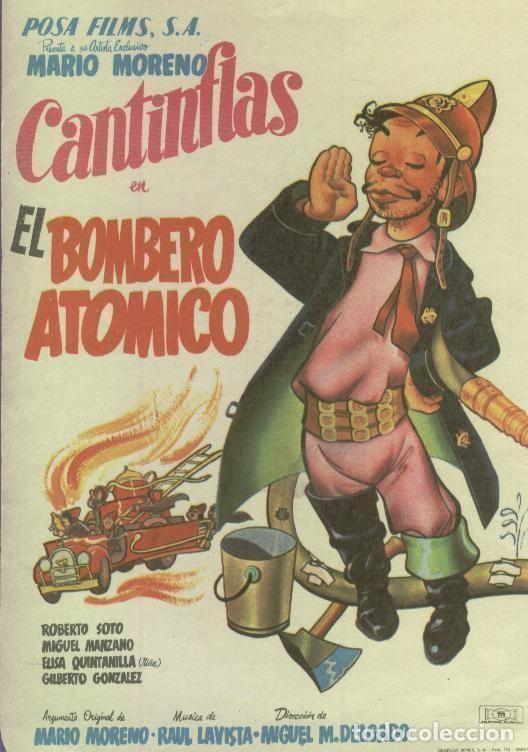 Postales: Programas de cine: El bombero atomico - Varios - Foto 1