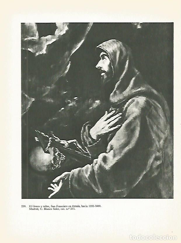 Postais: LAMINA 2064: EL GRECO y taller. San Francisco en extasis - Harold E. Wethey