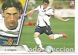 Postales: CROMO ALBUM LIGA DE FUTBOL 2007-2008: Diego Milito (no106) Real Zaragoza - Varios