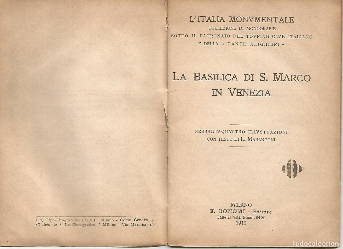 Cartoline: Libro 156: L Italia Monumentale. La Basilica di San Marco in Venezia - Varios