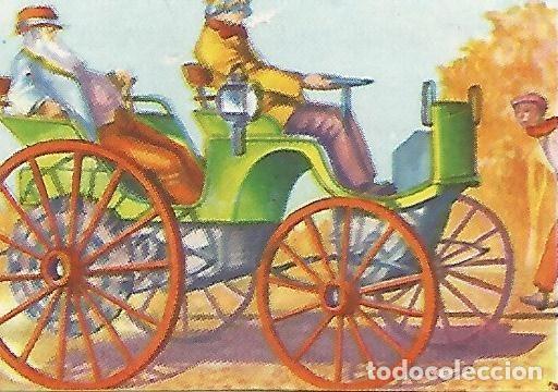 Cartes Postales: CROMO HISTORIA DEL TRANSPORTE- no 18. El primer automovil de petroleo - Varios
