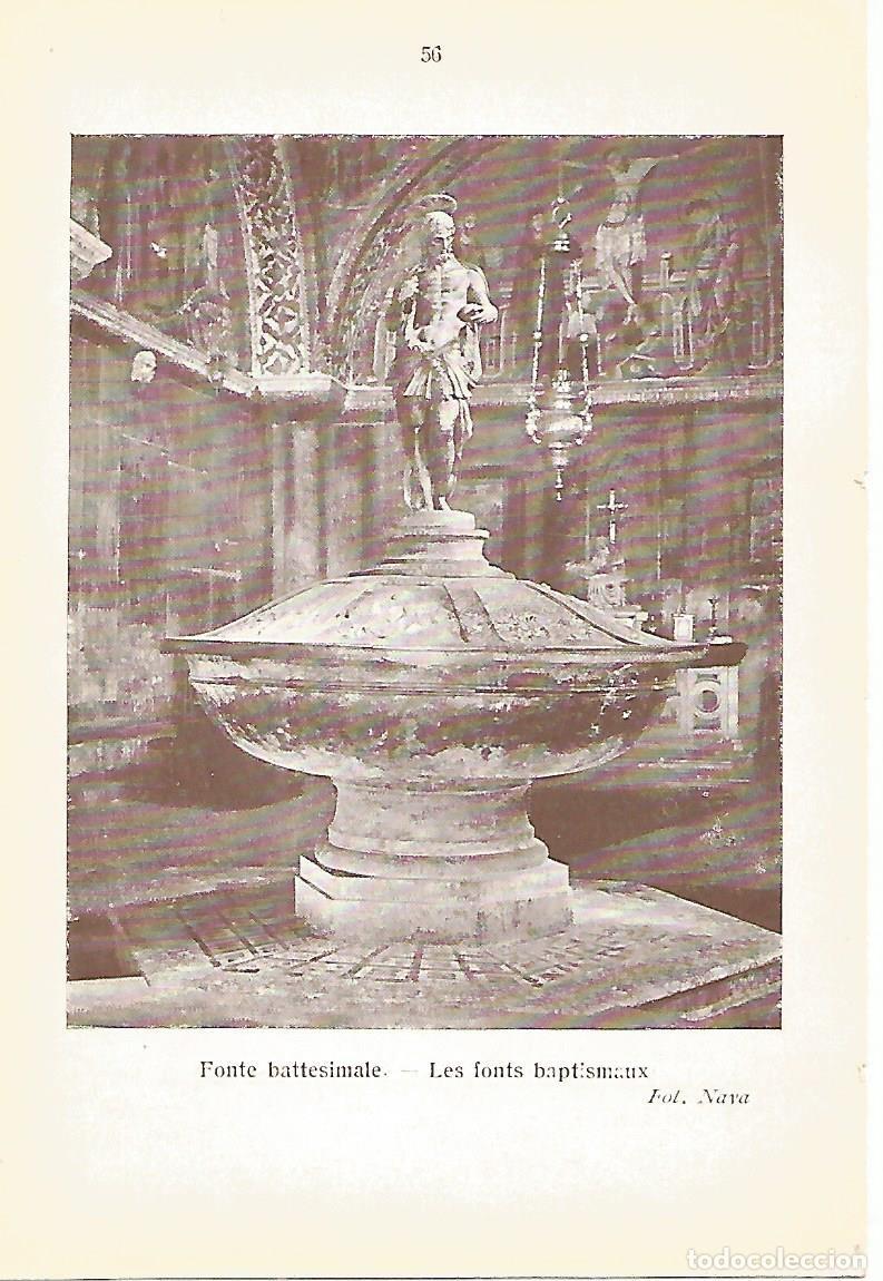 Postales: Lamina 184: VENEZIA. Basilica de San Marcos: Pila bautismal - Varios
