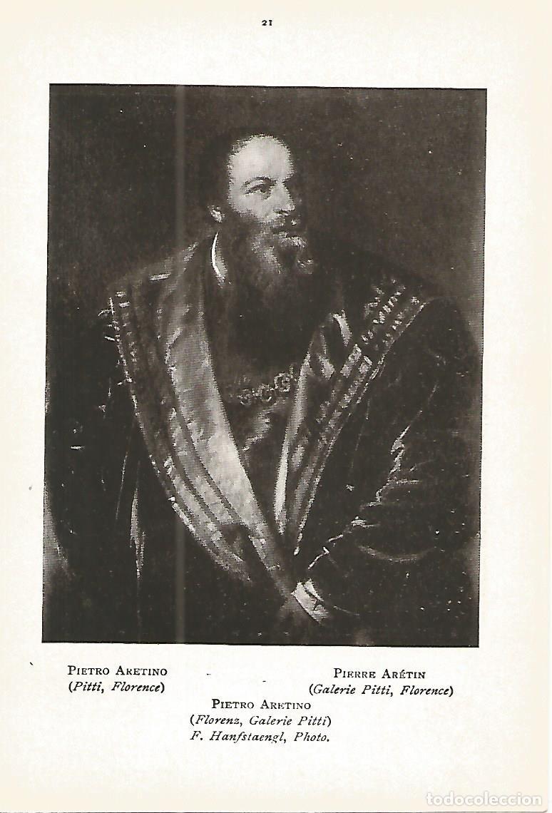 Postcards: Lamina 260: TIZIANO. Pietro Aretino - Varios