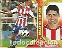Postales: CROMO 819 LIGA 2011-12: Nacho Cases Real Sporting - Varios
