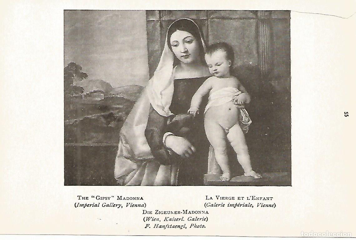 Postais: Lamina 277: TIZIANO. La Virgen Gitana - Varios