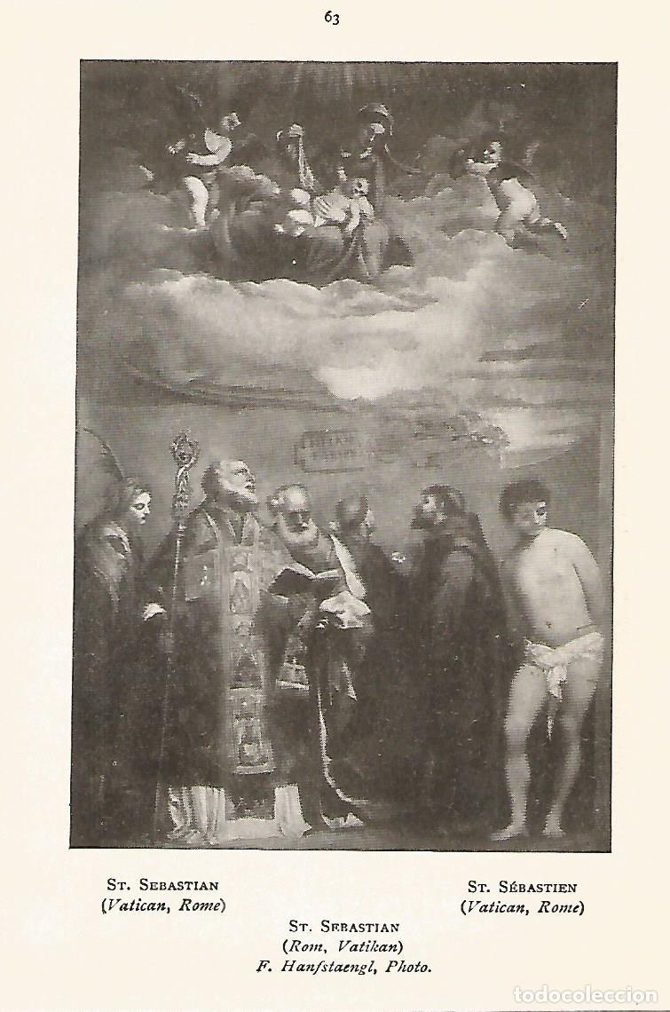 Postais: Lamina 281: TIZIANO. San Sebastian - Varios