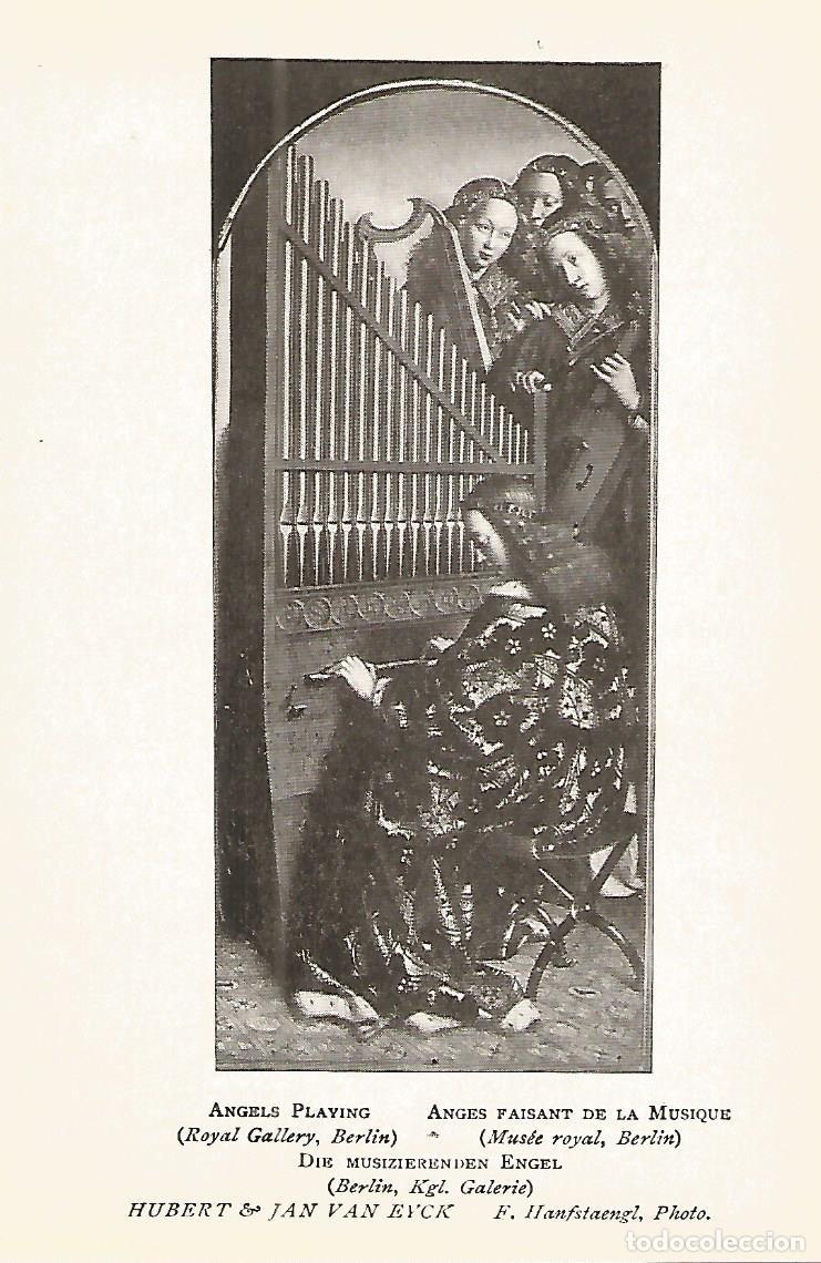 Postkarten: Lamina 291: HUBERT & JAN VAN EYCK. Angeles tocando musica - Varios