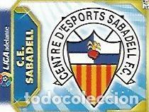 Postales: CROMO 881 LIGA 2011-12: Escudo C.E. Sabadell - Varios