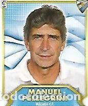 Cartes Postales: CROMO 878 LIGA 2011-12: Manuel Pellegrini entrenador del Malaga C.F. - Varios