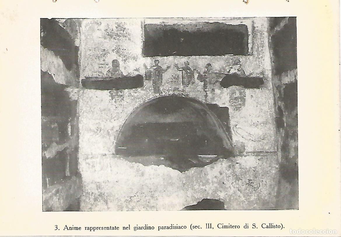 Postkarten: Lamina 440: CATACUMBAS DE ROMA. El paraiso. Siglo III. Cementerio de San Calixto - P. Sisto Scaglia