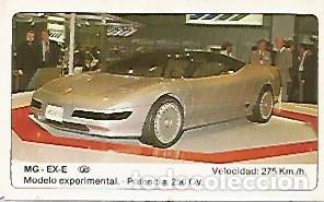 Postales: CROMO 369 ALBUM COCHES MOTOR 16: MG EXE-E - Varios