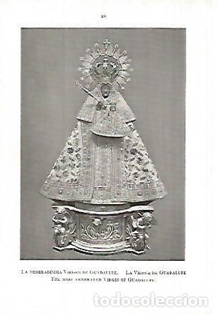 Postales: LAMINA 1630: GUADALUPE. La Virgen de Guadalupe - E. Tormo y Monz&oacute;