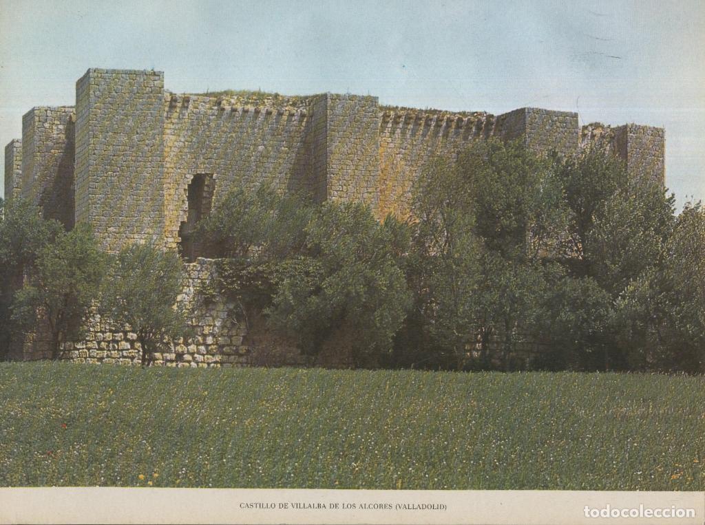 Postcards: Lamina Castillos de Espa&ntilde;a Edicion 1967 No.004: CASTILLO DE VILLALBA DE LOS ALCORES (Valladolid) - V