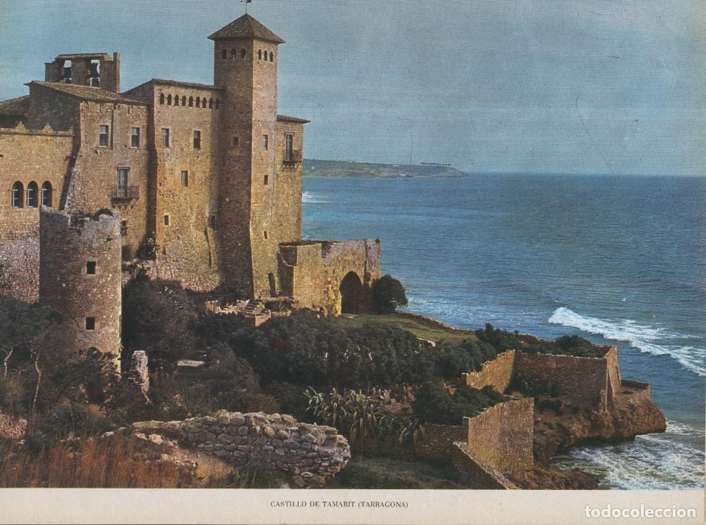 Postcards: Lamina Castillos de Espa&ntilde;a Edicion 1967 No.015: CASTILLO DE TAMARIT (TARRAGONA) - VARIOS