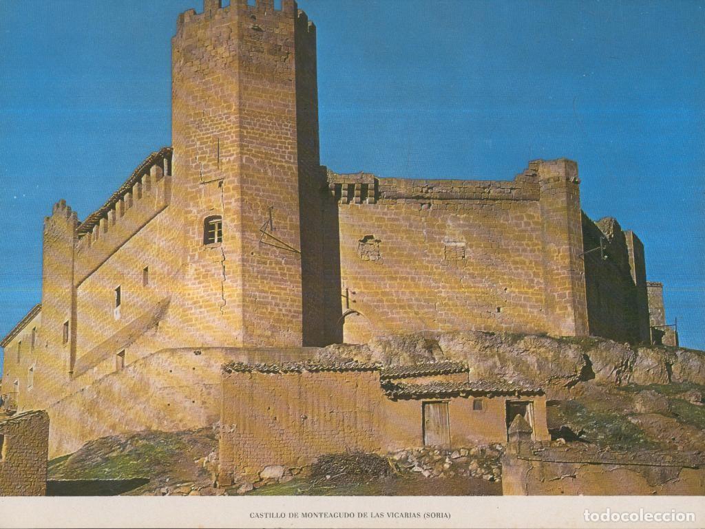 Postais: Lamina Castillos de Espa&ntilde;a Edicion 1967 No.054: CASTILLO DE MONTEAGUDO DE LAS VICARIAS (SORIA) - VAR