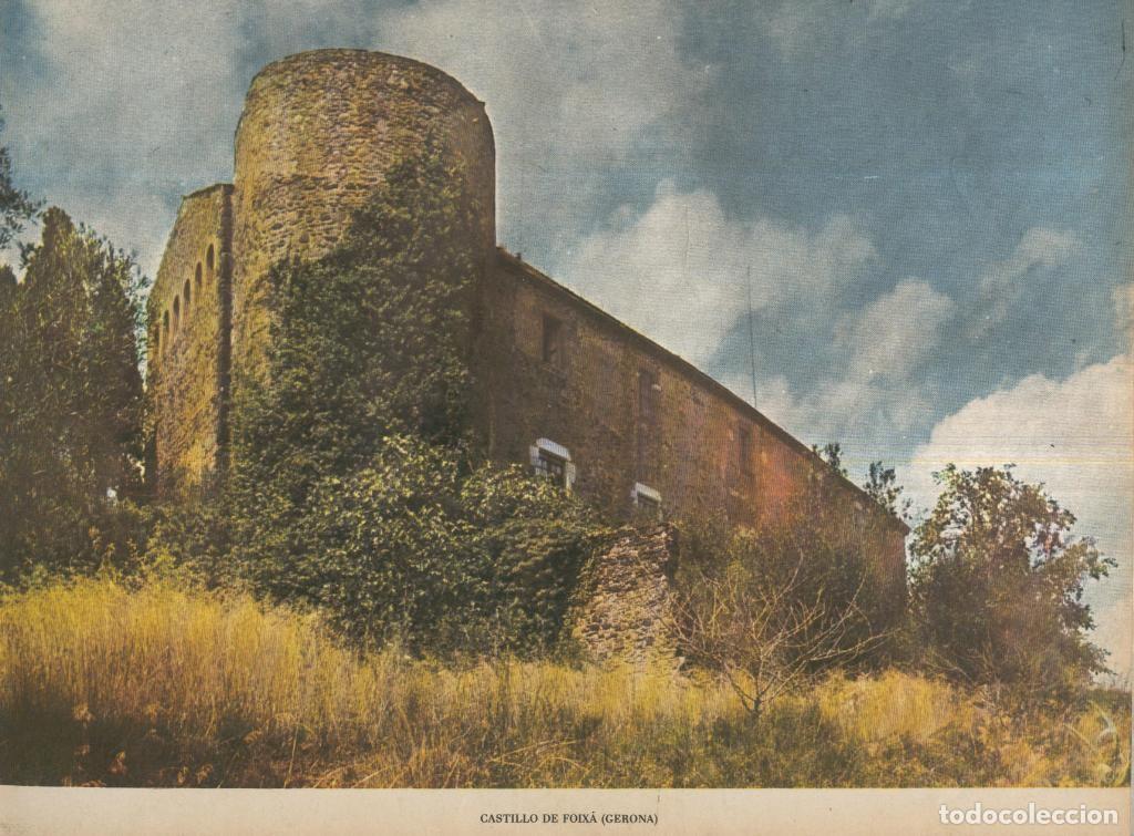 Postais: Lamina Castillos de Espa&ntilde;a Edicion 1967 No.088: CASTILLO DE FOIXA (GIRONA) - VARIOS
