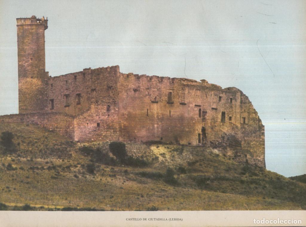 Postkarten: Lamina Castillos de Espa&ntilde;a Edicion 1967 No.095: CASTILLO DE CIUTADILLA (LLEIDA) - VARIOS