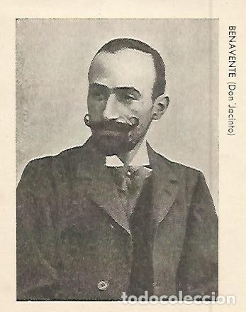 Postales: LAMINA 2598: Don Jacinto Benavente - Jose Maria Junyent (director)
