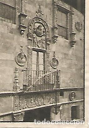 Postkarten: CROMO 003 GALLINA BLANCA 2o ALBUM. Serie 1 Casas se&ntilde;oriales - fachadas. Numero 4 Salamanca. Casa de
