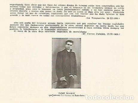 Cartes Postales: LAMINA 2712: Jaime Borras que estreno Les Garses en Barcelona - Jose Maria Junyent (director)