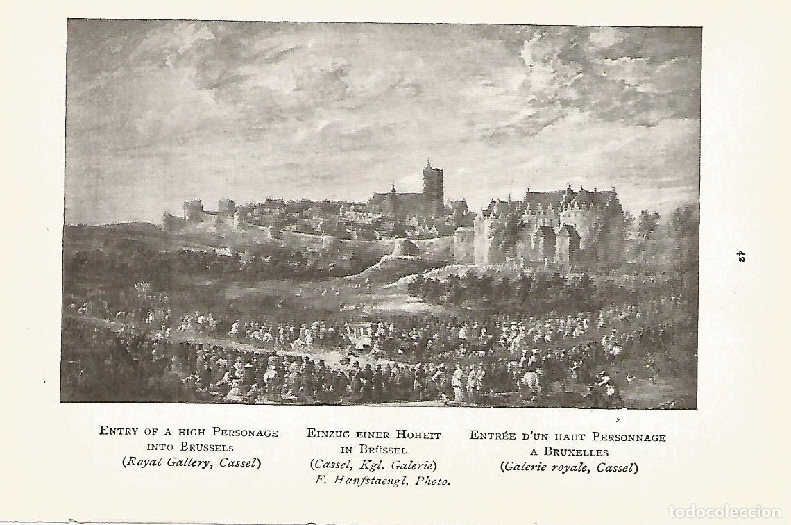 Postkarten: Lamina 543: TENIERS el Joven. Entrada de un personaje importante en Bruselas - Varios