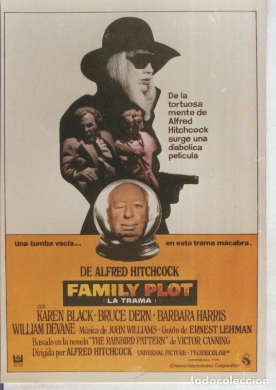 Postales: Foto cine 311: Family Plot, la trama (Karen Black-Bruce Dern) - Varios