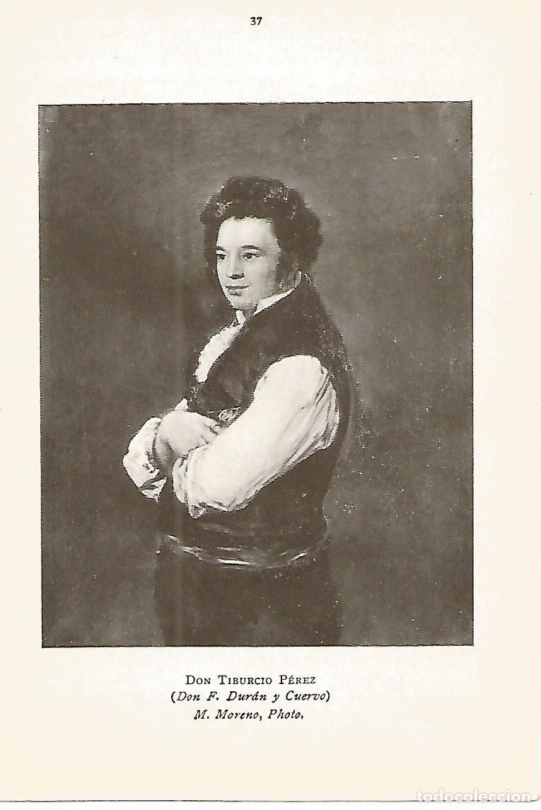 Postcards: Lamina 693: GOYA. Don Tiburcio Perez - Varios