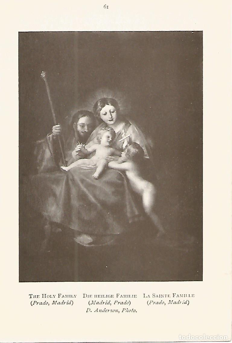 Postcards: Lamina 705: GOYA. La Sagrada Familia - Varios