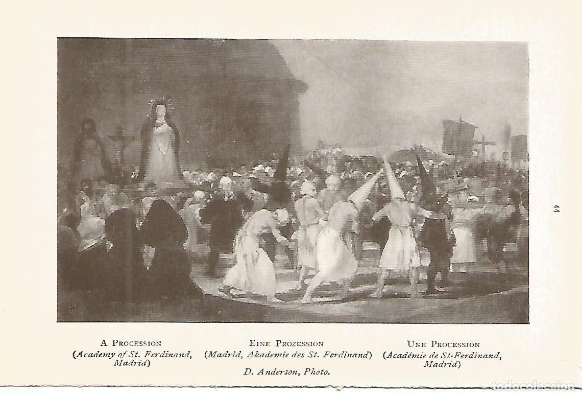 Postkarten: Lamina 696: GOYA. La procesion - Varios