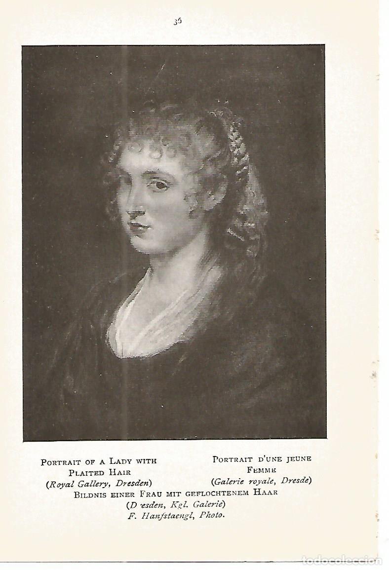 Postkarten: Lamina 724: RUBENS. Retrato de una mujer - Varios