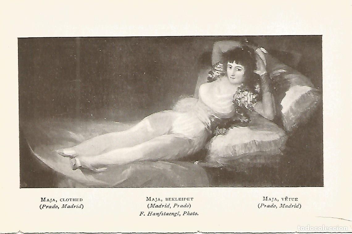 Postcards: Lamina 701: GOYA. La maja vestida - Varios