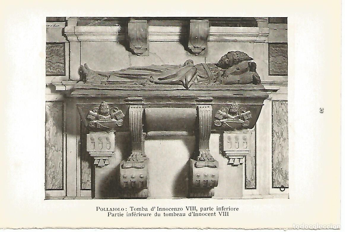 Postcards: Lamina 784: VATICANO. Tumba de Inocencio VIII parte inferior - Varios