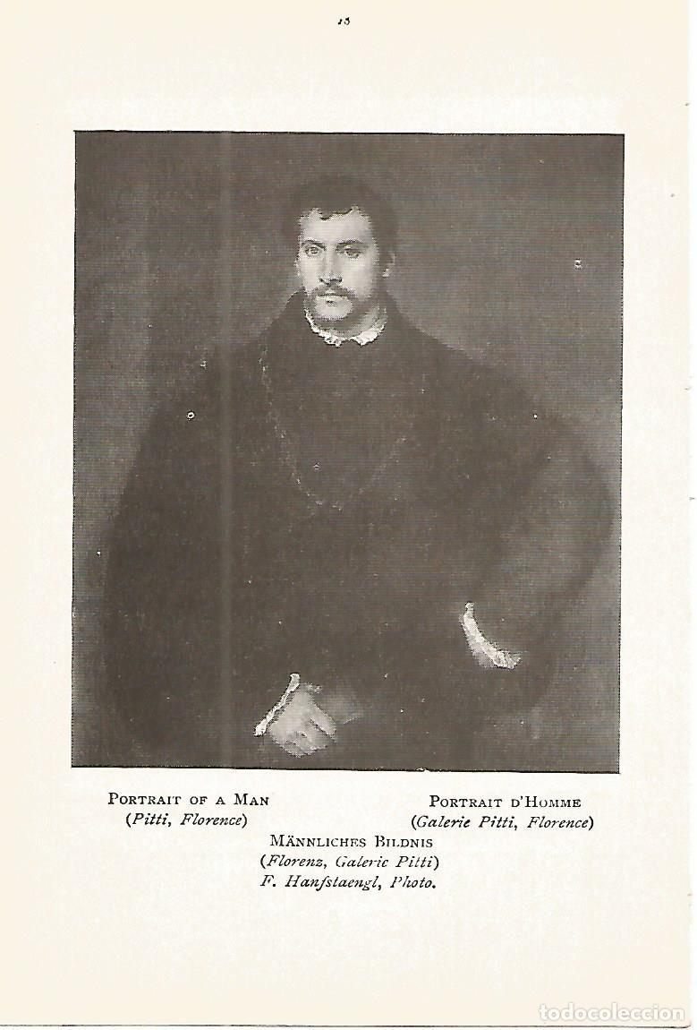 Cartes Postales: Lamina 814: TIZIANO. Retrato de un hombre - Varios