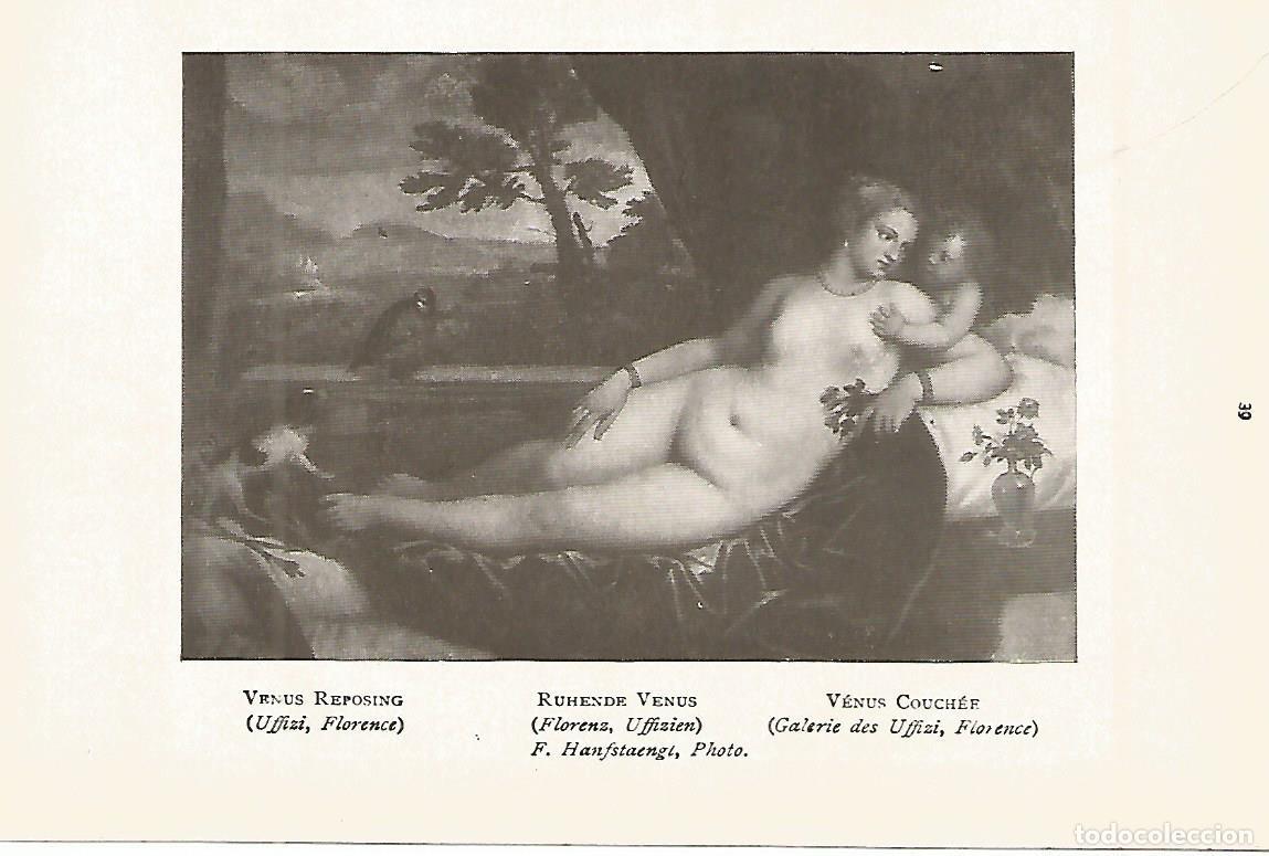 Postkarten: Lamina 820: TIZIANO. Venus descansando - Varios