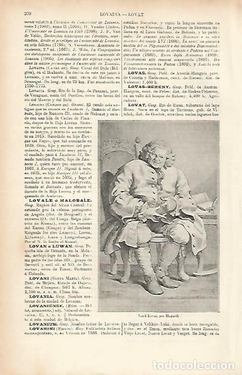 Postcards: LAMINA ESPASA 1849: Lord Lovat por Hogarth - Varios Autores