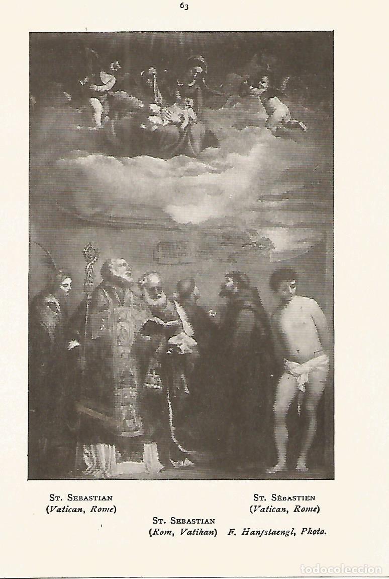 Postkarten: Lamina 832: TIZIANO. San Sebastian - Varios