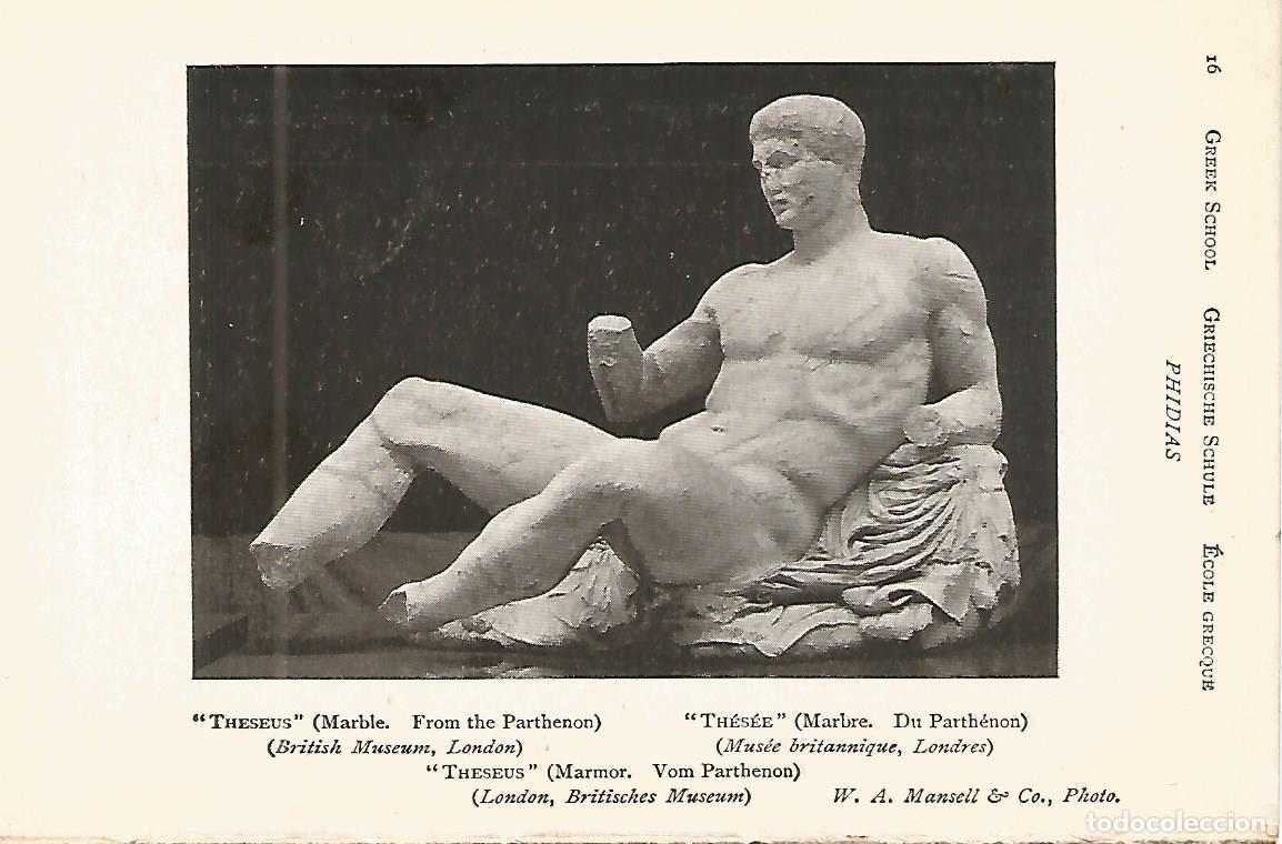 Cartoline: Lamina 903: FIDIAS. Teseo - Varios