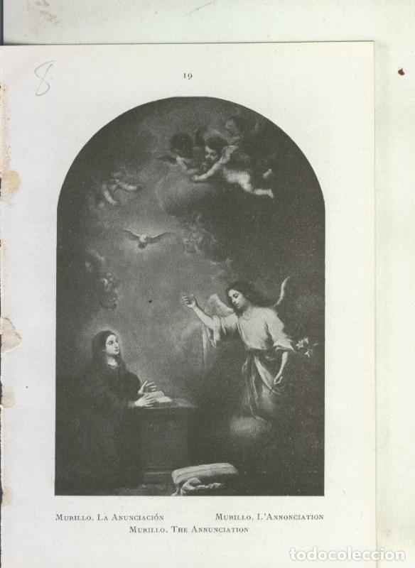 Cartes Postales: Museo de pinturas de Sevilla: lamina 08: La Anunciacion de Murillo - Varios