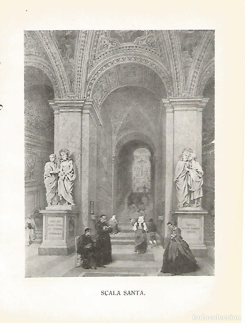 Postkarten: Lamina 1025: ROMA. Escalera Santa - Varios