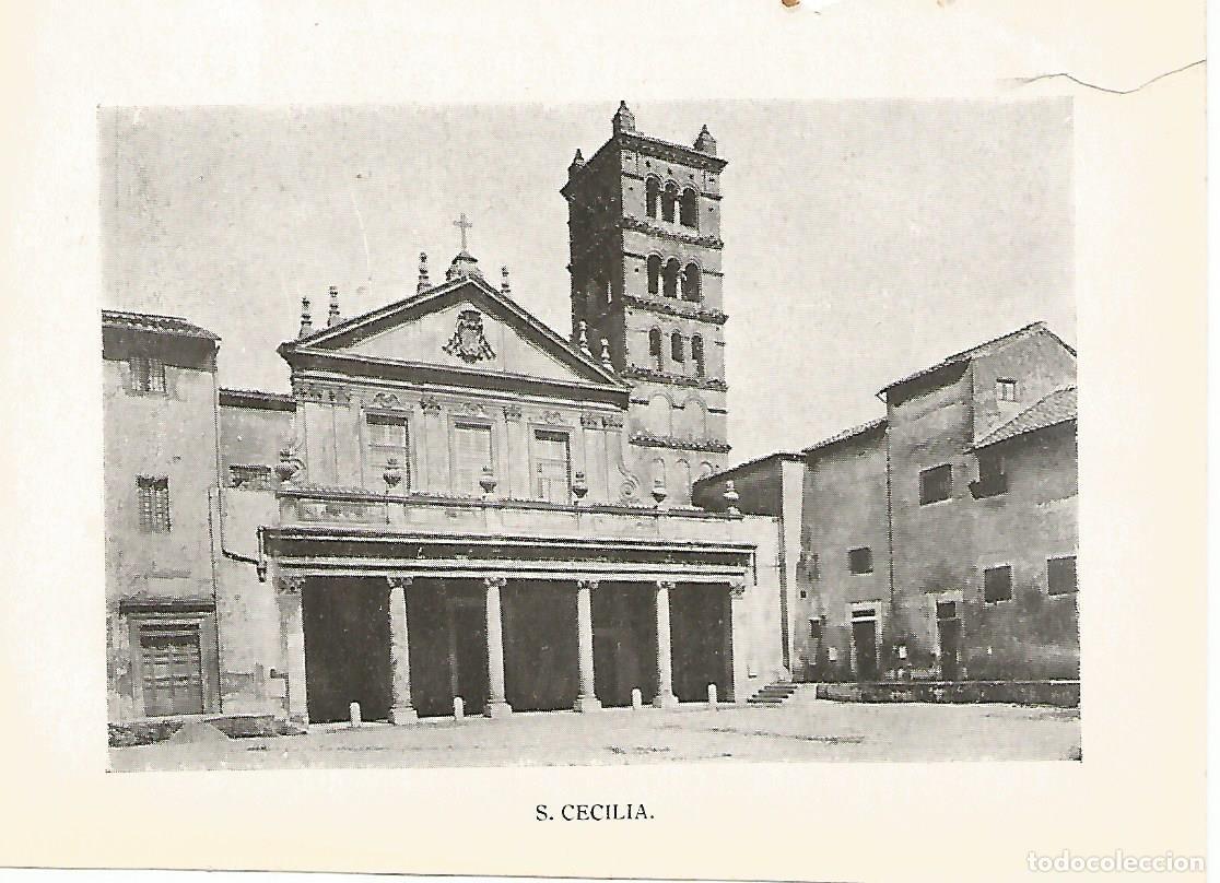 Postkarten: Lamina 1032: ROMA. Santa Cecilia - Varios