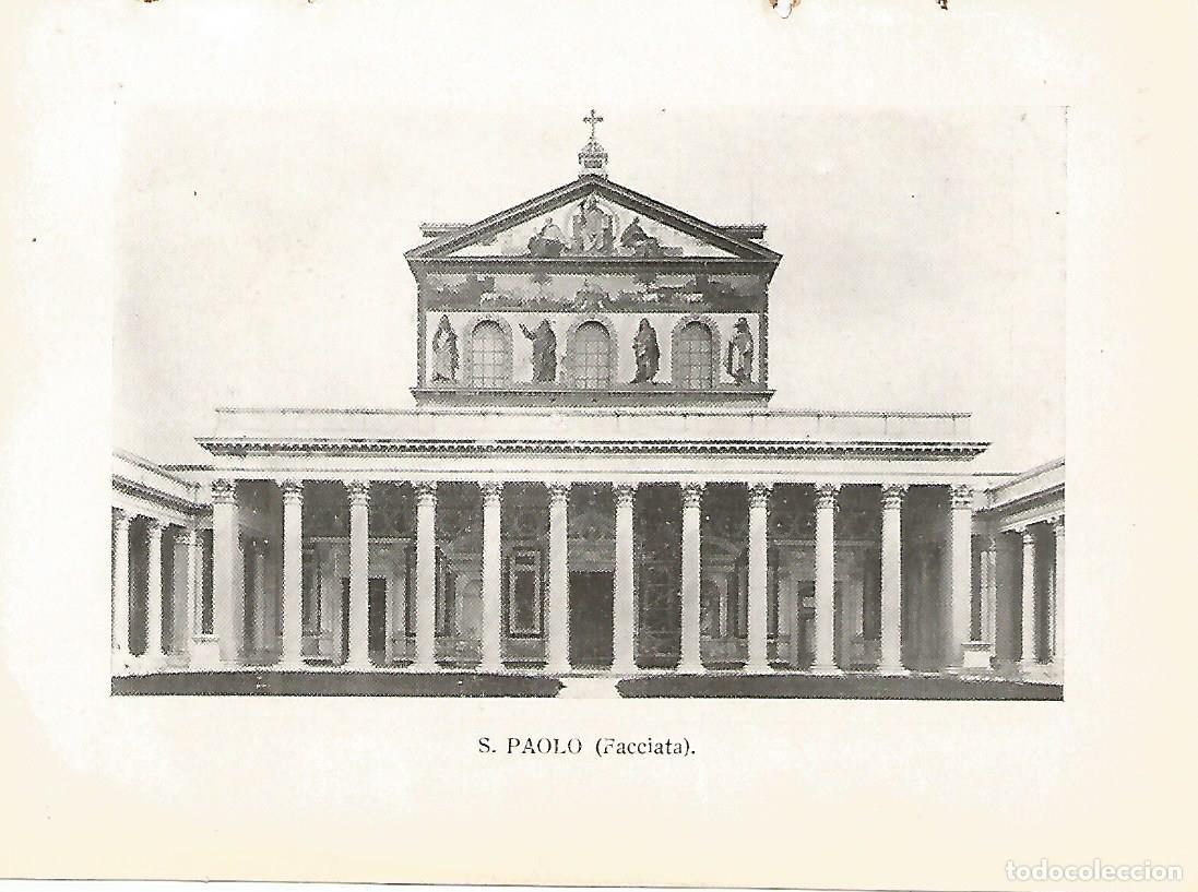 Cartoline: Lamina 1028: ROMA. San Pablo. Fachada - Varios