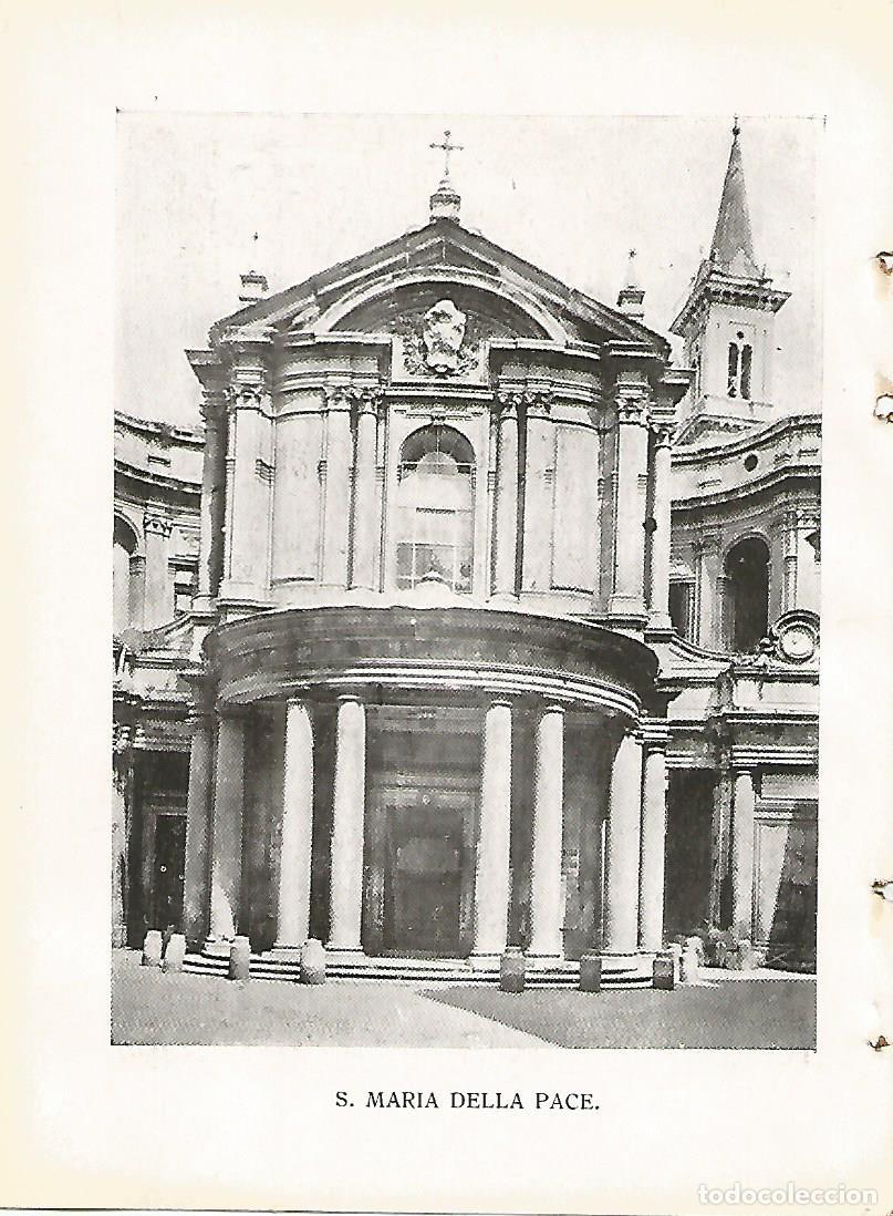 Postales: Lamina 1051: ROMA. Santa Maria della Pace - Varios