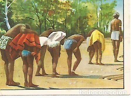Postcards: CROMO CHOCOLATES BATANGA - Album no 1 A traves de Africa. Serie V. Cromo no 6. Ceremonia de inici