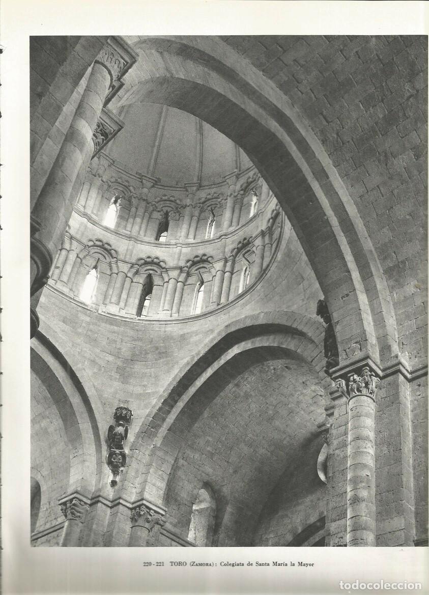 Postales: Lamina 101: TORO (Zamora). Colegiata de Santa Maria la Mayor - Marcel Durliat