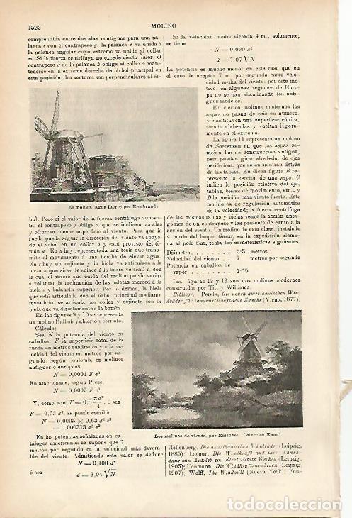 Cartoline: LAMINA ESPASA 5349: El molino por Rembrandt - Varios Autores