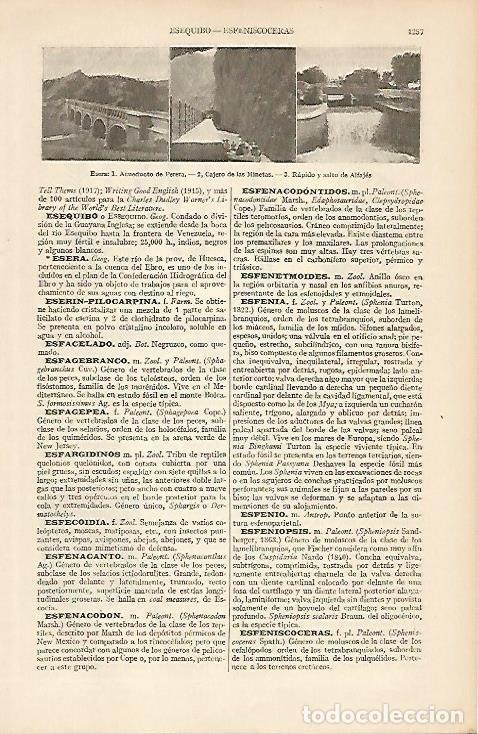 Postais: LAMINA ESPASA 5463: Vistas de Esera Huesca - Varios Autores